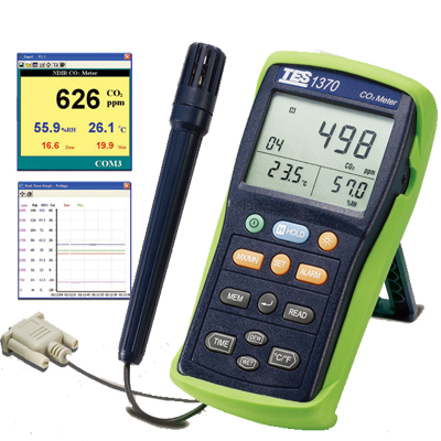 臺(tái)灣泰仕非色散式紅外線二氧化碳測(cè)試器TES-1370